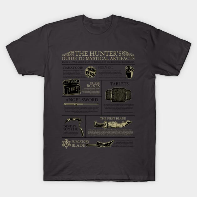 The Hunters Guide to Mystical Artifacts T-Shirt by mannypdesign